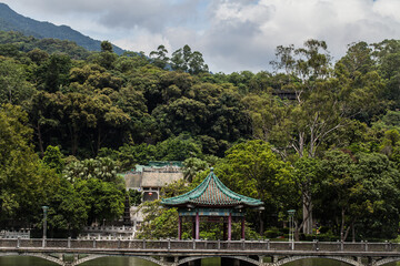 Fototapeta na wymiar Asian Garden, Chinese garden, Japanese Garden, Asia Travel.