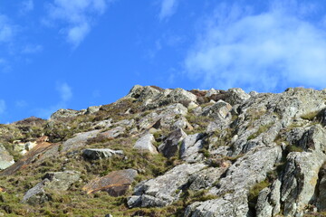 rocks and sky