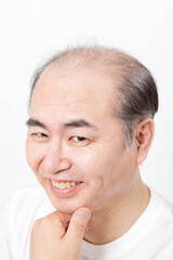 Fototapeta premium 薄毛の男性