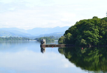 Obraz premium lake in the forest