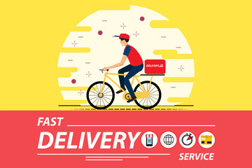 Bicycle delivery service concept