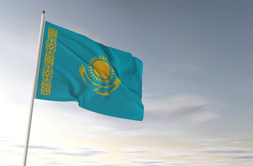 Flag of Khazakhstan