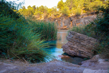 Paisaje de lago bonito