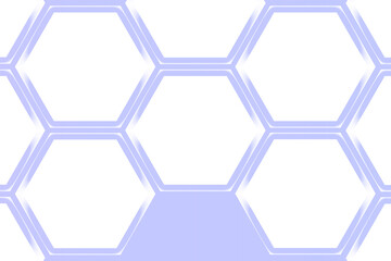 Hexagonal background for digital technology, medicine, science, research and healthcare. High tech abstract background with honeycomb elements.