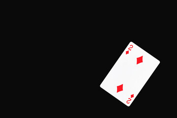 トランプ　ダイヤ　2　素材