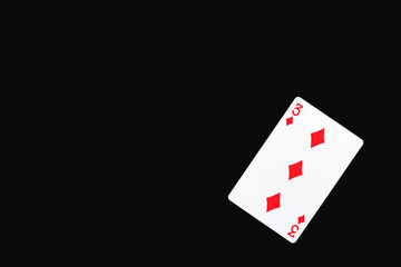 トランプ　ダイヤ　3　素材