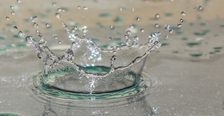 closeup of drop of water on glass macro photography water drop