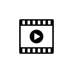 Movie icon, Play Video vector icon
