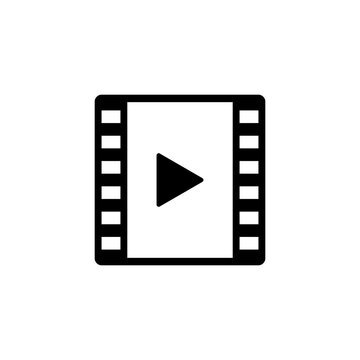 Movie icon, Play Video vector icon