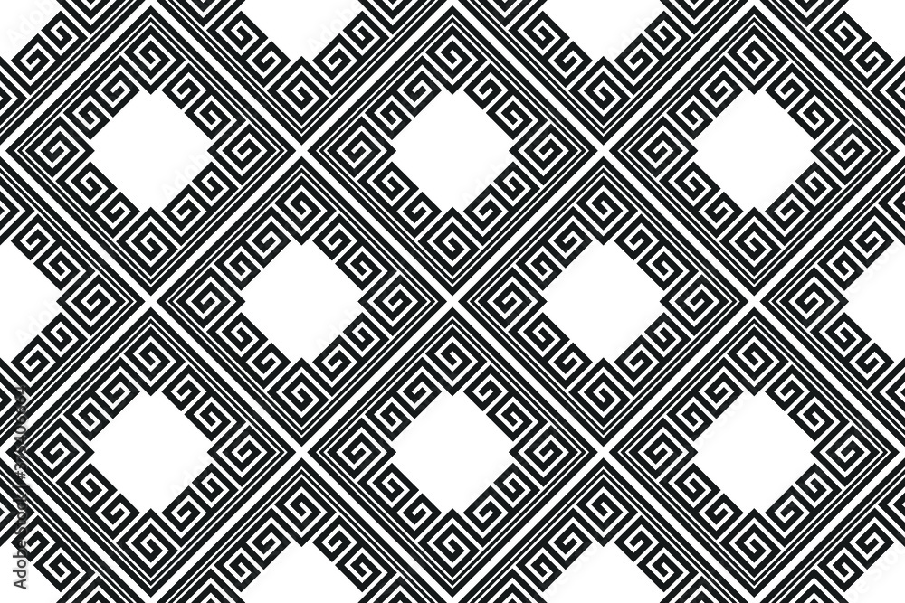 Poster geometric seamless pattern with lines. lattice design.