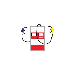 Petrolium pump ilustration