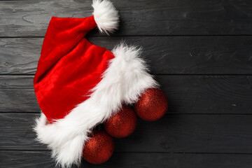 Simple Christmas festive background with copy space