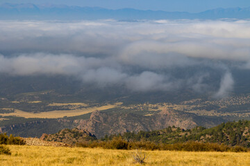 Fog on the Sangre de Cristo