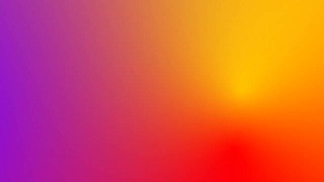 Abstract motion background. Red, yellow, blue color gradient with seamless loop