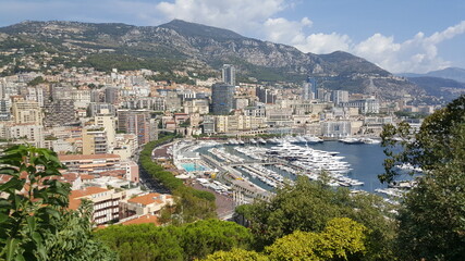 view of the city of monaco