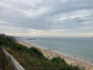 Beach view from the cliff