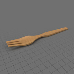 Wooden fork