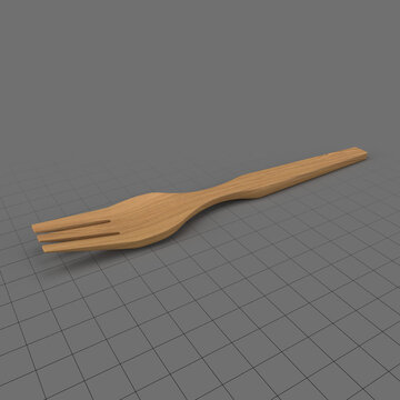Wooden fork