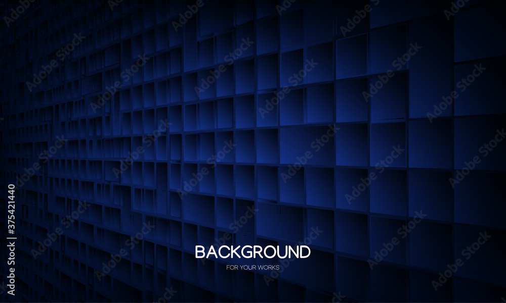 Poster blue abstract background. futuristic concept. for use in all types of design work. vector illustrati