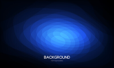 Blue abstract background. Futuristic concept. For use in all types of design work. Vector illustration.