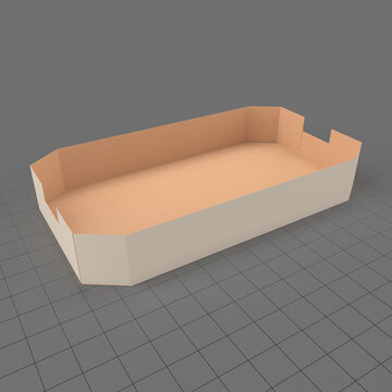 Retail cardboard tray box 3