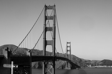 Golden Gate in Black and White