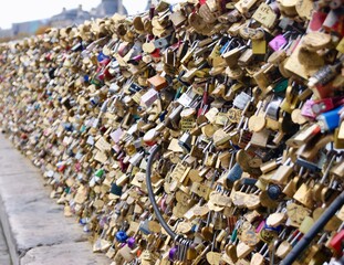 Fototapeta premium Paris: Lock Bridge