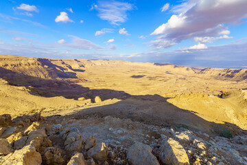 View of HaMakhtesh HaKatan (small crater)