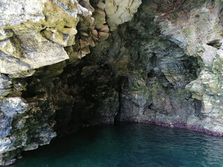 Cave in the sea