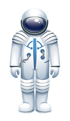 illustration of space suit for astronaut