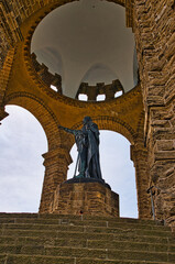 Kaiser Wilhelm Monument in Porta Westfalica North Rhine-Westphalia