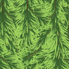 tree branches pattern. Christmas background and Happy new year concept