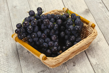 Fresh ripe sweet red grape