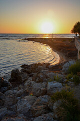 Naklejka premium cliffs and coast of Italy