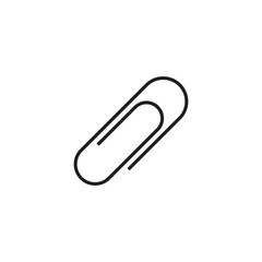 paper clip icon design template, vector eps10