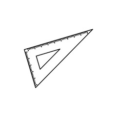 ruler icon design template, vector eps10