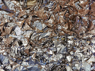 close up of a pile of firewood