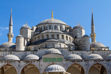 Blue Mosque known also as Sultanahmet Mosque, Istanbul, Turkey
