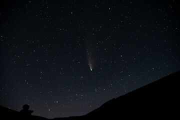 Fototapeta na wymiar Comet Neowise