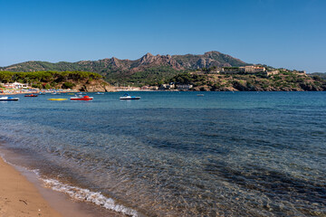 Fototapeta na wymiar Isola d'Elba, panorama del litorale