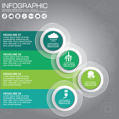 Abstract 3D digital illustration Infographic. Vector illustration can be used for workflow layout, diagram, number options, web design.
