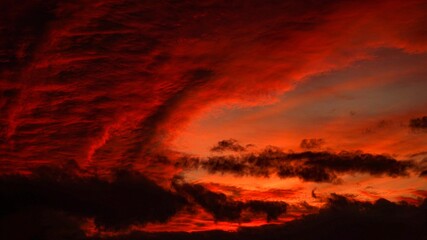 fire in the sky