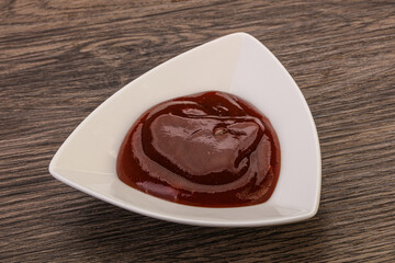 Traditional Barbicue sauce in the bowl