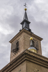 The Church of San Gines (Iglesia de San Gines de Arles) in Madrid, one of the oldest churches in that city. Church of San Gines situated on the Calle Arenal. Madrid,Spain.