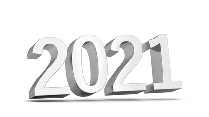 2021 text. New year sign