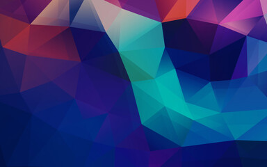 Polygon watercolour background