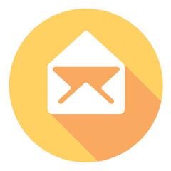 New message open envelope icon