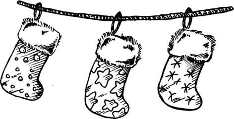 Christmas theme winter vector 