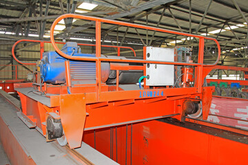 manufacturing crane top view
