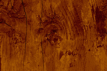 Brown wood texture with natural relief, cracks